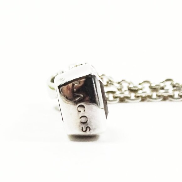 LAGOS Sterling Silver 18k Gold Smoky Topaz Pendant & Chain Necklace - Picture 10 of 11